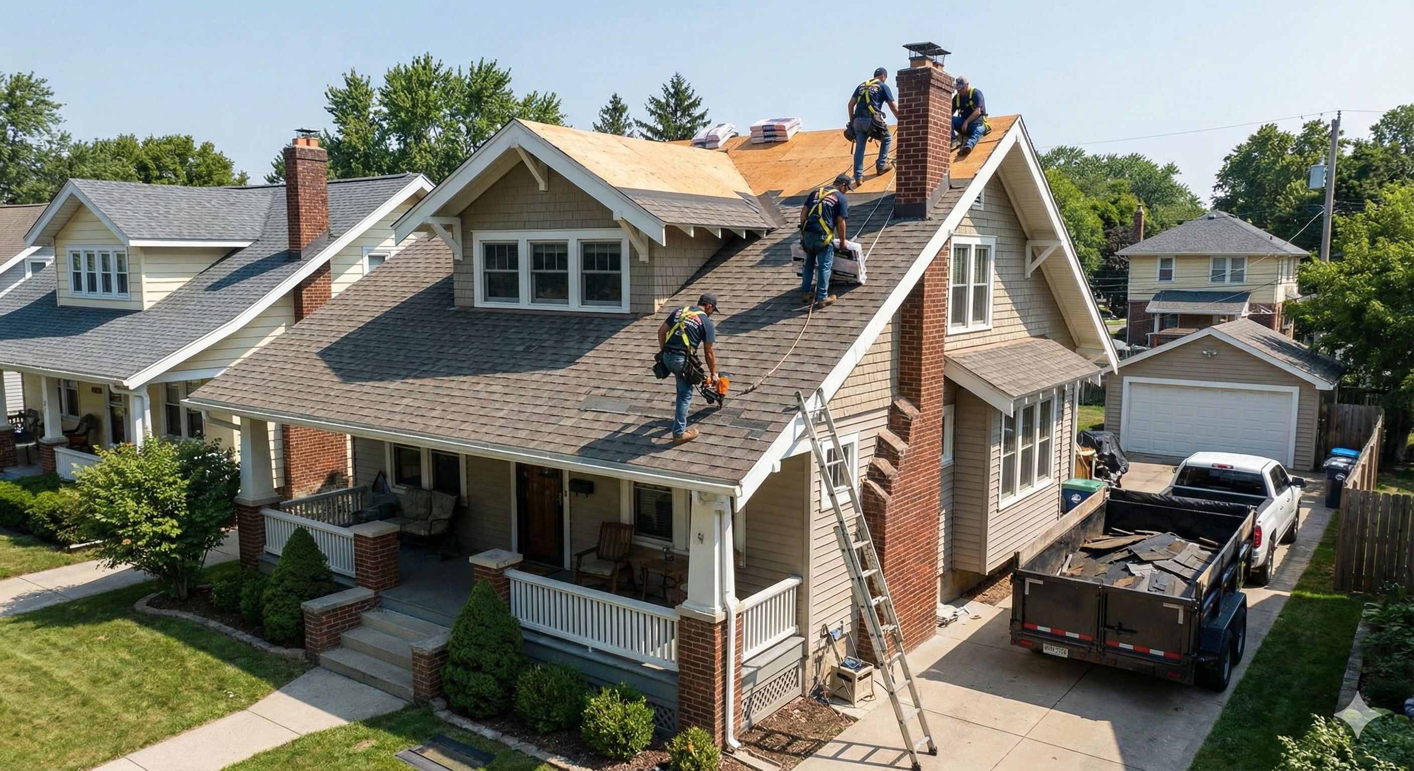 skilled residential roof installation by Hawthorne Roofing Experts
